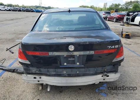 2003 BMW 745 I z USA, uszkodzony, nr VIN WBAGL63473DP62369